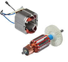 园林工具电机-链锯系列3 - 电压：100V-230V  功率800W-1500W  转速：29000RPM-32000 RPM